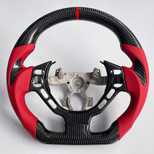 2008-2016 Nissan GTR R35 Custom Carbon Fiber Steering Wheel w/ LED RPM Display - AutoLEDTech.com