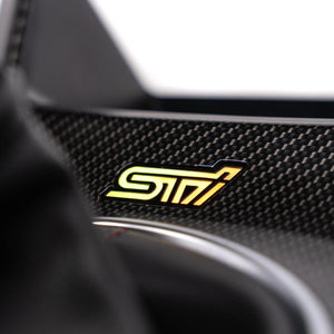 2008-2021 STI RGBW Flow Series LED Shifter Trim Badge - Lit Logos - AutoLEDTech.com