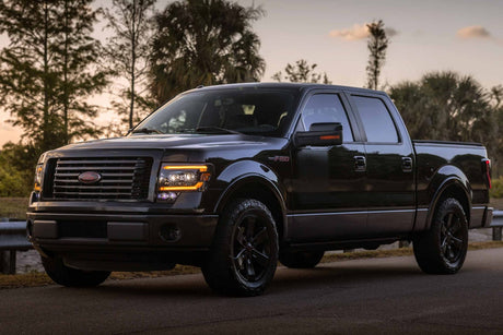 2009-2014 Ford F150/Raptor XB EVO LED DRL Projector Headlights - AutoLEDTech.com