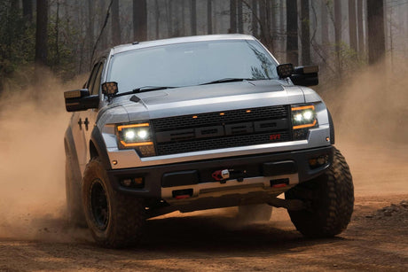 2009-2014 Ford F150/Raptor XB EVO LED DRL Projector Headlights - AutoLEDTech.com