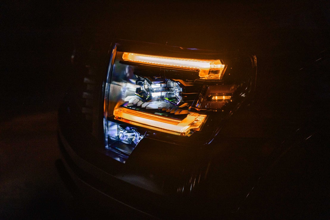 2009-2014 Ford F150/Raptor XB EVO LED DRL Projector Headlights - AutoLEDTech.com