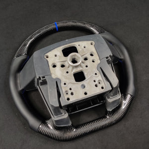 2009-2014 Ford Raptor & F150 Custom Carbon Fiber Steering Wheel w/ LED Display - AutoLEDTech.com