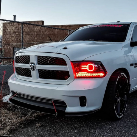 2009-2018 Dodge Ram 1500 2500 RGBW Flow Series LED Halo Kit (Projector) - AutoLEDTech.com