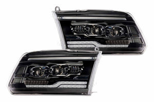 2009-2018 Dodge Ram XB EVO LED DRL Projector Headlights - AutoLEDTech.com