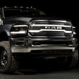 2009-2018 Dodge Ram XB White Amber LED DRL Projector Headlights - AutoLEDTech.com