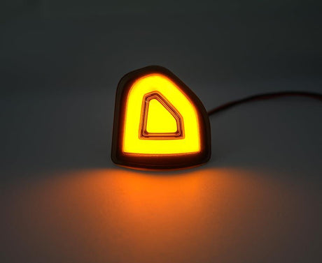 2009-2024 Ram 1500 2500 HD Smoked White Amber LED Tow Mirror Lights - AutoLEDTech.com