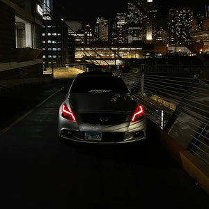 2010-2015 Infiniti G37/G25/Q60 RGB Flow Series LED DRL Headlights - AutoLEDTech.com
