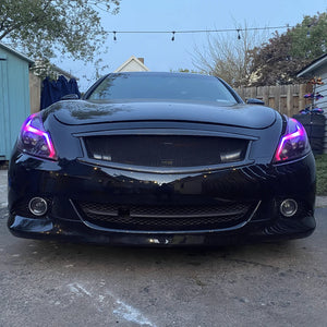 2010-2015 Infiniti G37/G25/Q60 RGB Flow Series LED DRL Headlights - AutoLEDTech.com