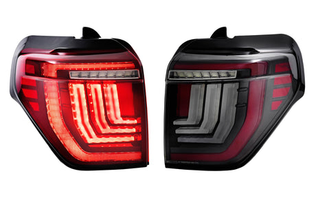 2010-2024 Toyota 4Runner Red Smoked LED Tail Lights - AutoLEDTech.com