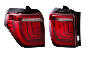 2010-2024 Toyota 4Runner Red Smoked LED Tail Lights - AutoLEDTech.com