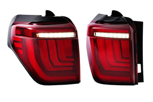 2010-2024 Toyota 4Runner Red Smoked LED Tail Lights - AutoLEDTech.com