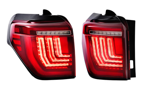 2010-2024 Toyota 4Runner Red Smoked LED Tail Lights - AutoLEDTech.com