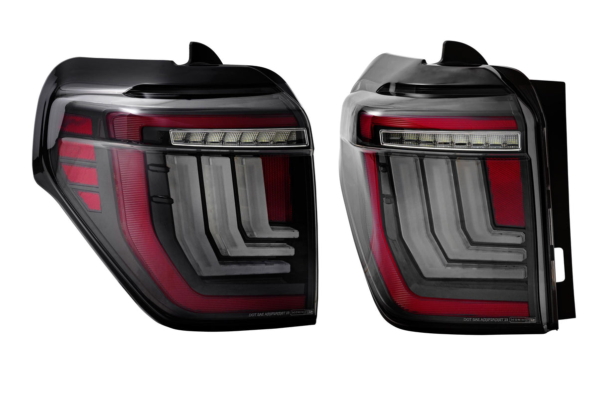 2010-2024 Toyota 4Runner Red Smoked LED Tail Lights - AutoLEDTech.com