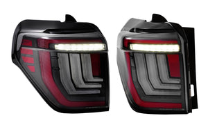 2010-2024 Toyota 4Runner Red Smoked LED Tail Lights - AutoLEDTech.com