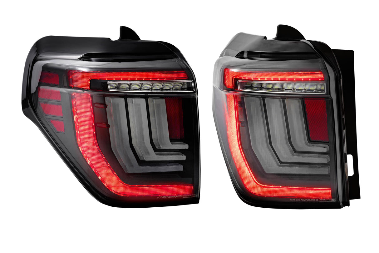 2010-2024 Toyota 4Runner Red Smoked LED Tail Lights - AutoLEDTech.com