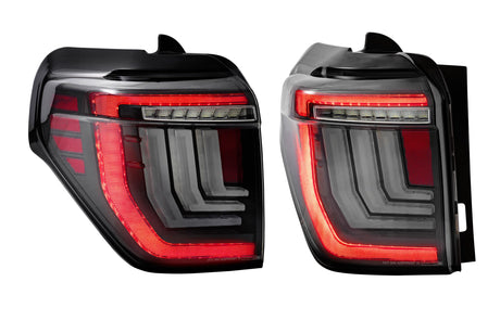 2010-2024 Toyota 4Runner Red Smoked LED Tail Lights - AutoLEDTech.com