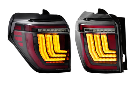 2010-2024 Toyota 4Runner Red Smoked LED Tail Lights - AutoLEDTech.com