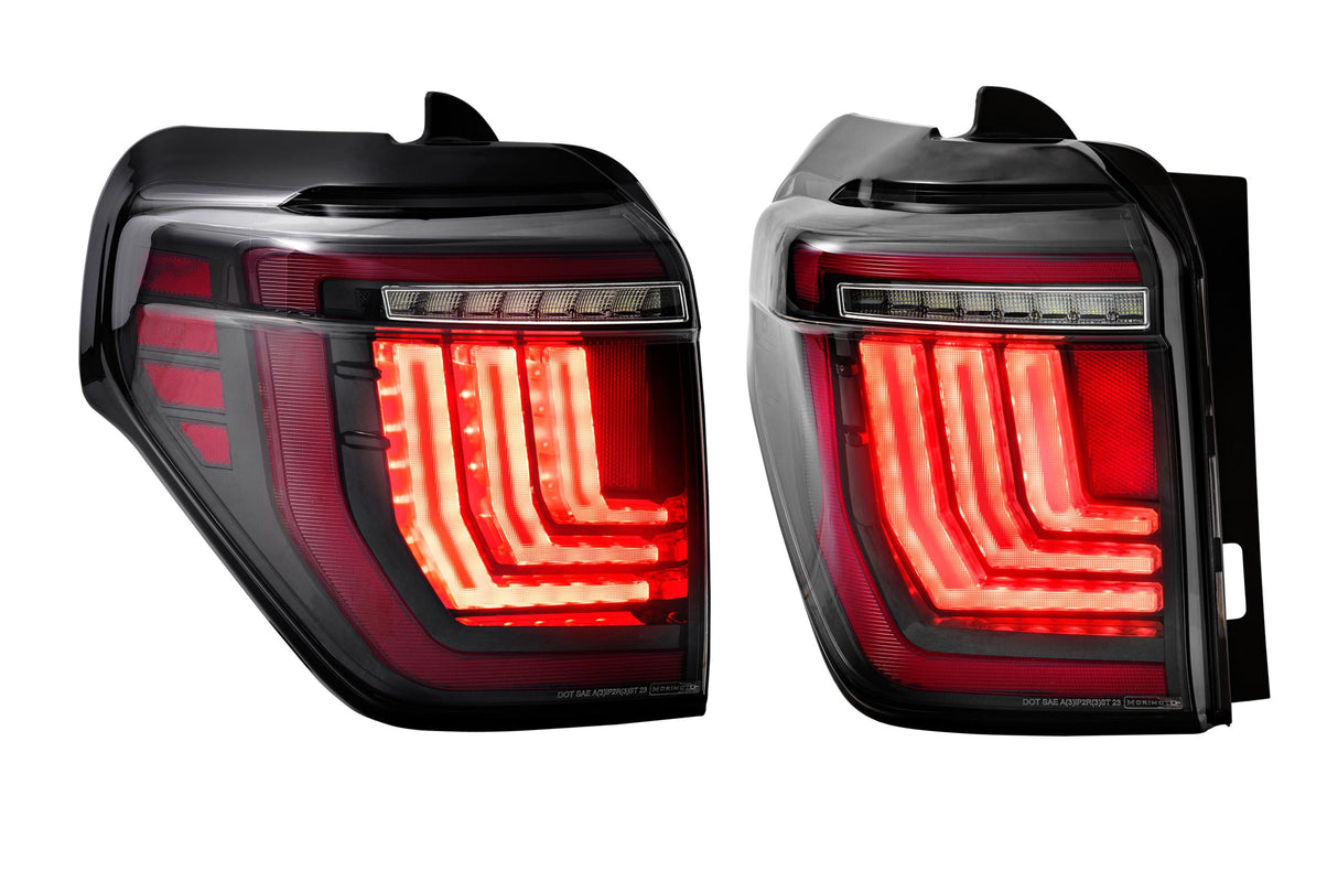 2010-2024 Toyota 4Runner Red Smoked LED Tail Lights - AutoLEDTech.com