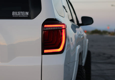2010-2024 Toyota 4Runner Red Smoked LED Tail Lights - AutoLEDTech.com
