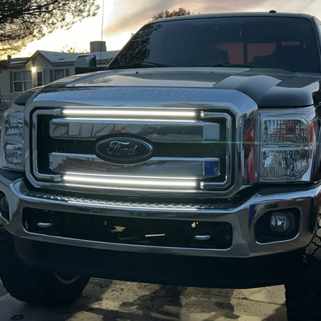2011-2016 Ford Super Duty F250 F350 LED Grill Accent Lights Kit - AutoLEDTech.com