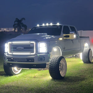 2011-2016 Ford Super Duty F250 F350 LED Grill Accent Lights Kit - AutoLEDTech.com