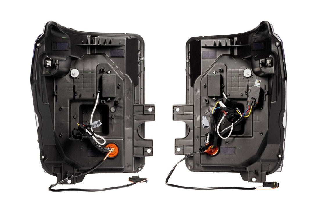 2011-2016 Ford Super Duty F250 XB HYBRID LED DRL Projector Headlights - AutoLEDTech.com