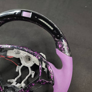 2007-2015 Infiniti G37 G35 Custom Carbon Fiber Steering Wheel - AutoLEDTech.com