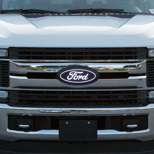 2011-2026+ Ford Super Duty Illuminated LED Grill Emblem Logo Badge - AutoLEDTech.com