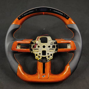 2005-2014 Ford Mustang Carbon Fiber Steering Wheel - AutoLEDTech.com