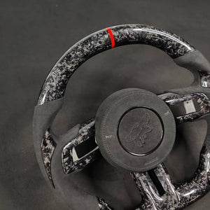 2005-2014 Ford Mustang Carbon Fiber Steering Wheel - AutoLEDTech.com