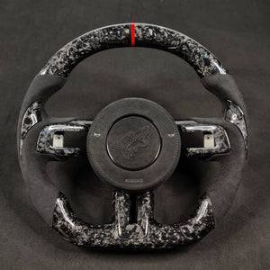 2005-2014 Ford Mustang Carbon Fiber Steering Wheel - AutoLEDTech.com