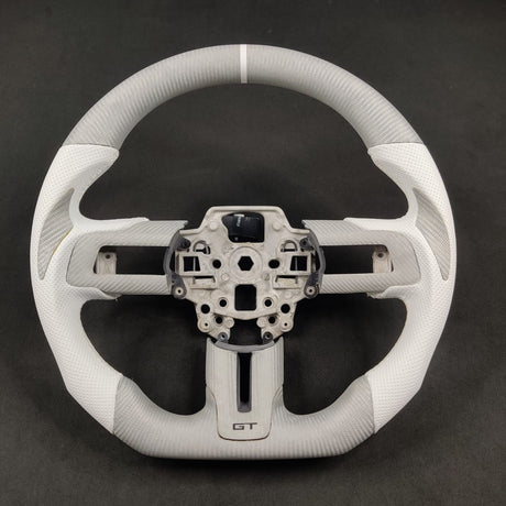 2005-2014 Ford Mustang Carbon Fiber Steering Wheel - AutoLEDTech.com