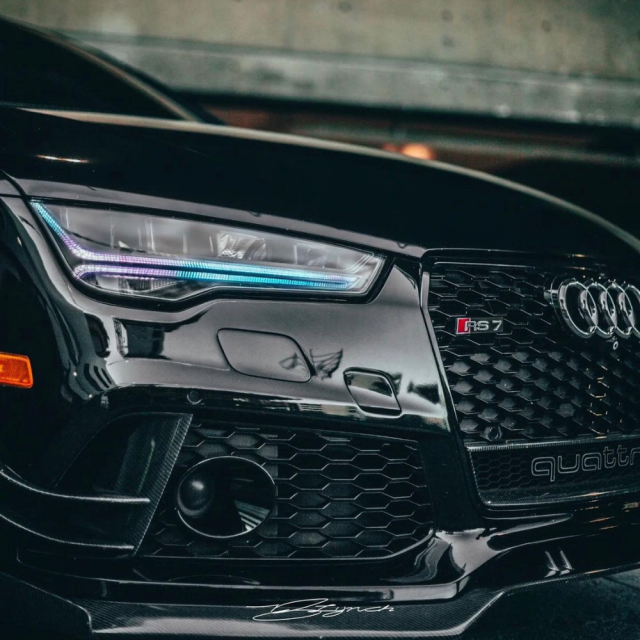 2012-2015 Audi A7/S7/RS7 RGBW Flow Series DRL Tube Kit - AutoLEDTech.com