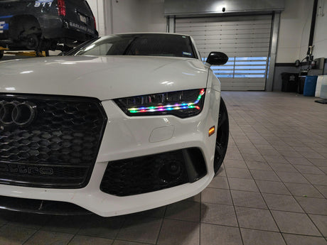 2012-2015 Audi A7/S7/RS7 RGBW Flow Series DRL Tube Kit - AutoLEDTech.com