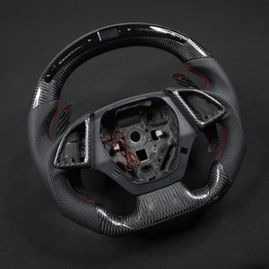 2016-2024 Chevrolet Camaro Custom Carbon Fiber Steering Wheel - AutoLEDTech.com