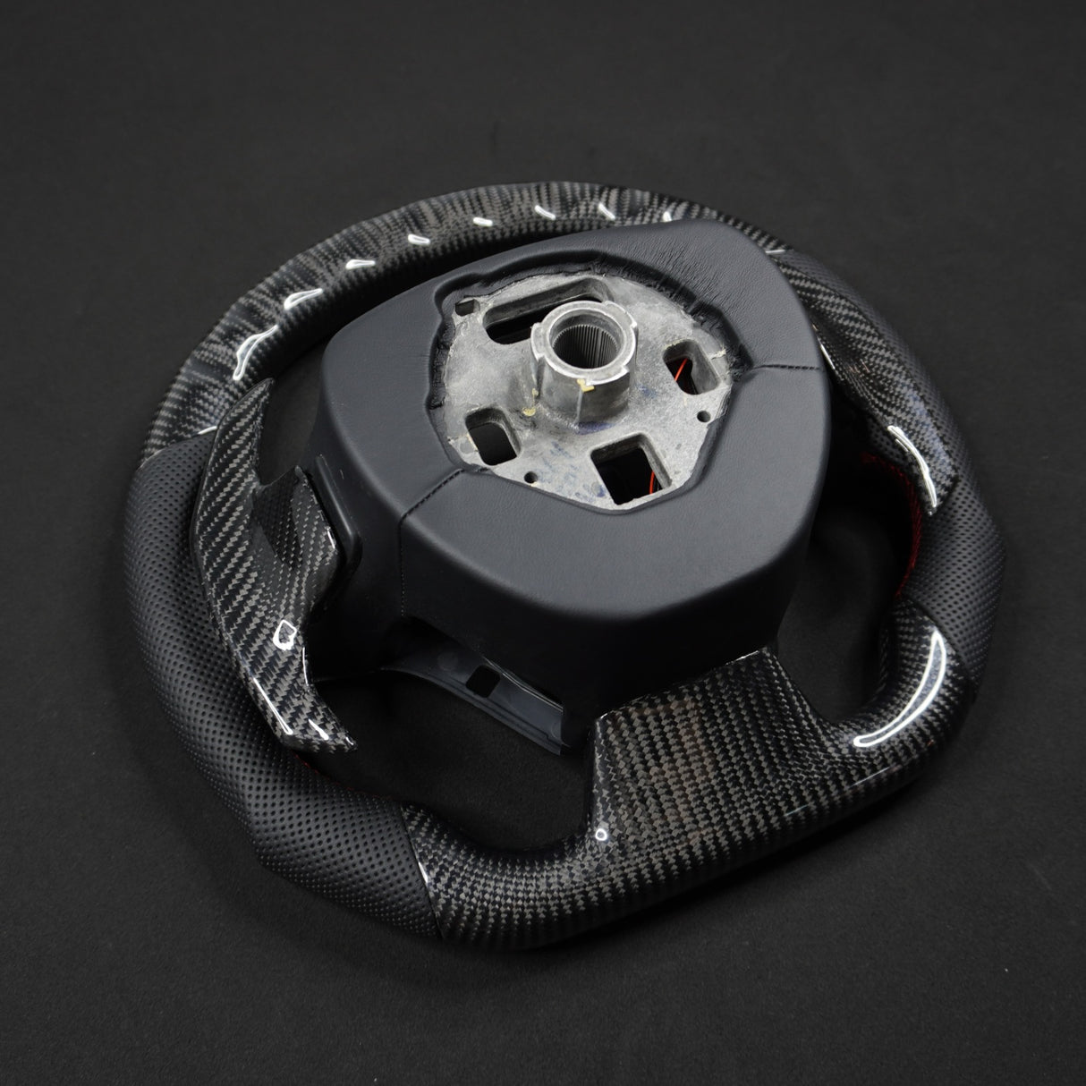 2016-2024 Chevrolet Camaro Custom Carbon Fiber Steering Wheel - AutoLEDTech.com