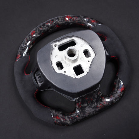 2016-2024 Chevrolet Camaro Custom Carbon Fiber Steering Wheel - AutoLEDTech.com