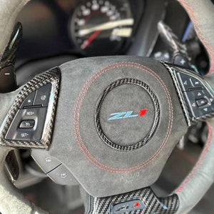 2016-2024 Chevrolet Camaro Custom Carbon Fiber Steering Wheel - AutoLEDTech.com