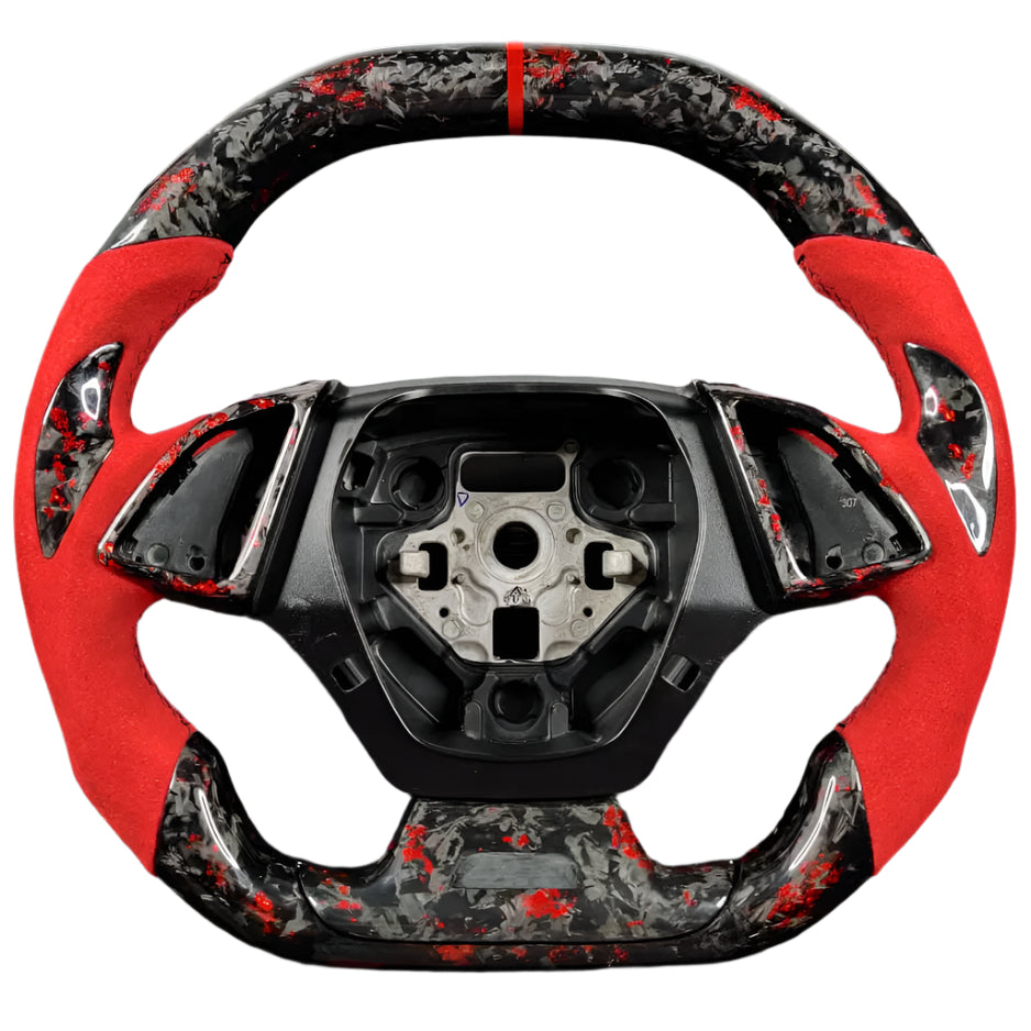2016-2024 Chevrolet Camaro Custom Carbon Fiber Steering Wheel - AutoLEDTech.com