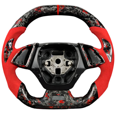 2016-2024 Chevrolet Camaro Custom Carbon Fiber Steering Wheel - AutoLEDTech.com