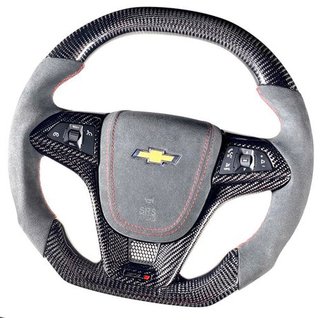 2012-2015 Trans Am Camaro Firebird Custom Carbon Fiber Steering Wheel - AutoLEDTech.com