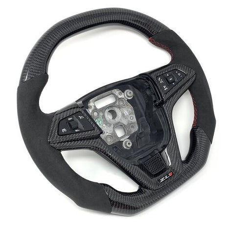2012-2015 Trans Am Camaro Firebird Custom Carbon Fiber Steering Wheel - AutoLEDTech.com
