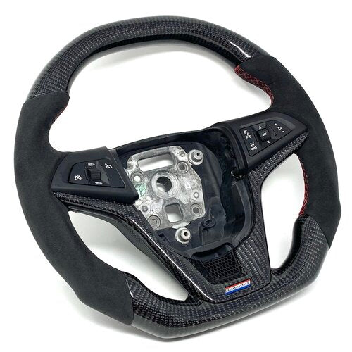 2012-2015 Trans Am Camaro Firebird Custom Carbon Fiber Steering Wheel - AutoLEDTech.com