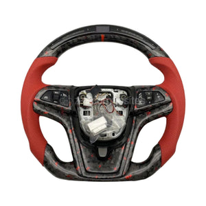 2012-2015 Trans Am Camaro Firebird Custom Carbon Fiber Steering Wheel - AutoLEDTech.com
