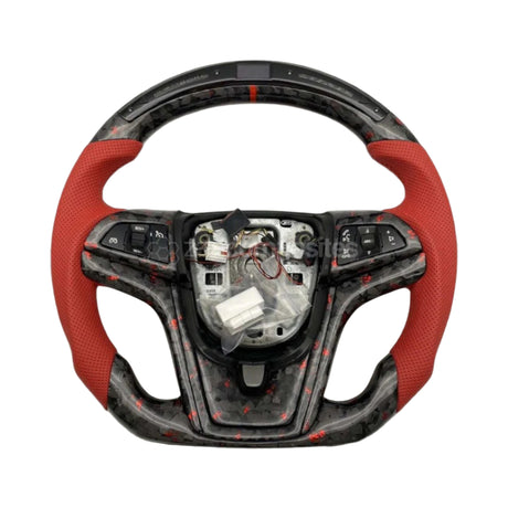 2012-2015 Trans Am Camaro Firebird Custom Carbon Fiber Steering Wheel - AutoLEDTech.com