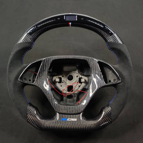 2012-2015 Trans Am Camaro Firebird Custom Carbon Fiber Steering Wheel - AutoLEDTech.com