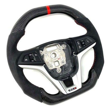 2012-2015 Trans Am Camaro Firebird Custom Carbon Fiber Steering Wheel - AutoLEDTech.com