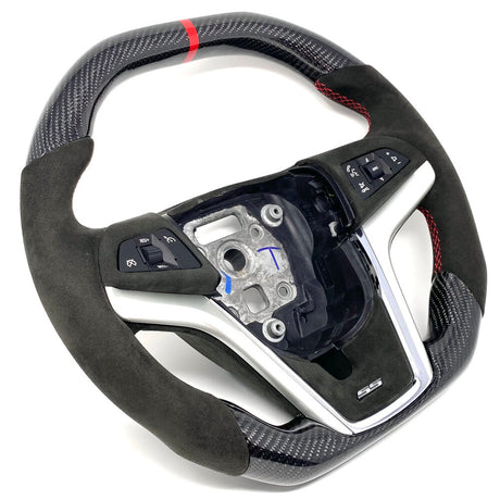 2012-2015 Trans Am Camaro Firebird Custom Carbon Fiber Steering Wheel - AutoLEDTech.com