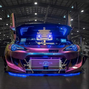 2012-2017 Scion FR-S RGBW Flow Series LED Halo DRL Headlights - AutoLEDTech.com