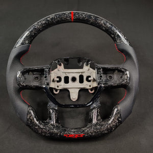 2021-2026+ Ram TRX 1500 Custom Carbon Fiber Steering Wheel - AutoLEDTech.com
